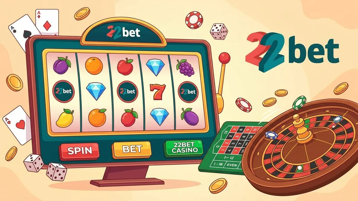 Jogos de casino no 22bet